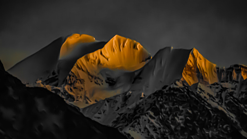 Chiring We Peak – The distant sentinel near the Indo-Tibetan frontier