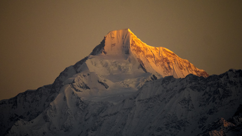 Nanda Kot Peak – Bathed in first light over the Kumaon skyline
