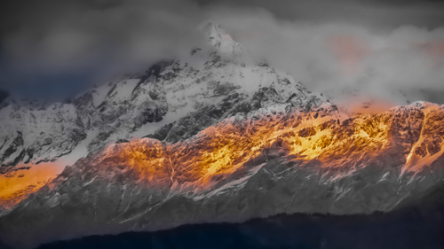 Peak Panchachuli II – The prominent crown of the five sisters